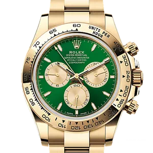 【2025年06月】ロレックス デイトナ 126508 イエローゴールド 40mm ブライトグリーンとゴールデン 未使用品
