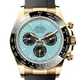 ロレックス デイトナ 126518LN ターコイズブルーとブラック 40mm イエローゴールド