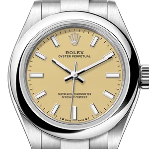 【2025年07月】ロレックス オイスターパーペチュアル 276200 ステンレススチール 28mm ベージュ 新品