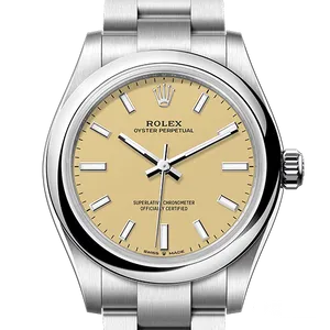 【2025年09月】ロレックス オイスターパーペチュアル 277200 ステンレススチール 31mm ベージュ 新品