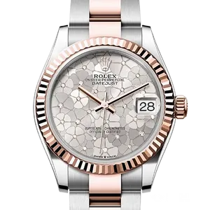【2026年06月】ロレックス デイトジャスト 278271 エバーローズゴールド 31mm シルバーフローラルモチーフ 中古品