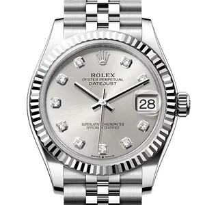 【2023年04月】ロレックス デイトジャスト 278274 ステンレススチール+ホワイトゴールド 31mm シルバー 新品