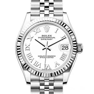 【2023年09月】ロレックス デイトジャスト 278274 ステンレススチール+ホワイトゴールド 31mm ホワイト 中古美品