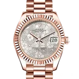 ロレックス デイトジャスト 278275 シルバーフローラルモチーフ エバーローズゴールド 31mm