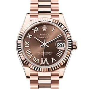 【2022年02月】ロレックス デイトジャスト 278275 エバーローズゴールド 31mm チョコレート 未使用品