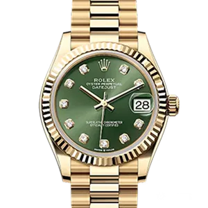 【2024年07月】ロレックス デイトジャスト 278278 イエローゴールド 31mm オリーブグリーン 中古品