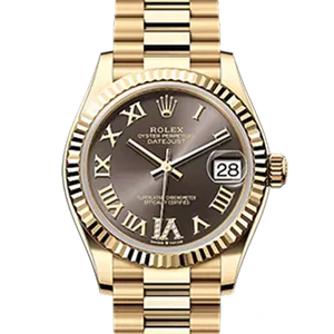 【2024年10月】ロレックス デイトジャスト 278278 イエローゴールド 31mm ダークグレー 中古品