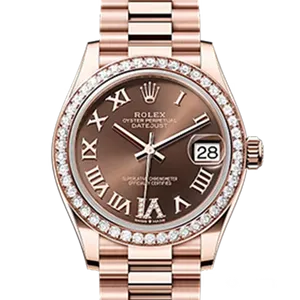 【2025年10月】ロレックス デイトジャスト 278285RBR エバーローズゴールド 31mm チョコレート 中古品