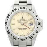 ロレックス エクスプローラー2 16550 アイボリー ステンレススチール 40mm
