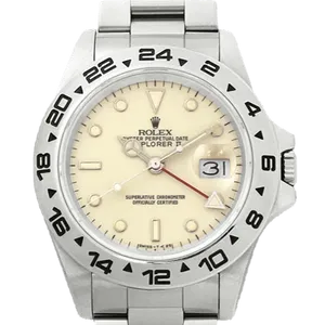 【2025年01月】ロレックス エクスプローラー2 16550 ステンレススチール 40mm アイボリー 中古品