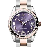 ロレックス デイトジャスト 278341RBR オーベルジーヌ ステンレススチール+エバーローズゴールド 31mm