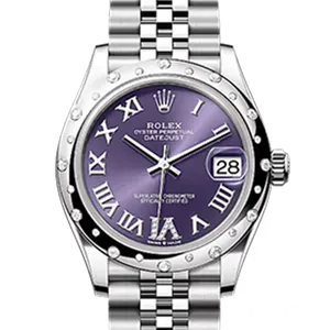 【2022年12月】ロレックス デイトジャスト 278344RBR ステンレススチール 31mm オーベルジーヌ 未使用品