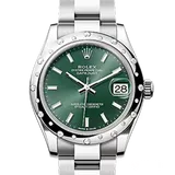 ロレックス デイトジャスト 278344RBR ミントグリーン ステンレススチール+ホワイトゴールド 31mm