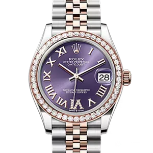 【2024年01月】ロレックス デイトジャスト 278381RBR ステンレススチール+エバーローズゴールド 31mm オーベルジーヌ 新品
