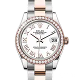 ロレックス デイトジャスト 278381RBR ホワイト エバーローズゴールド 31mm