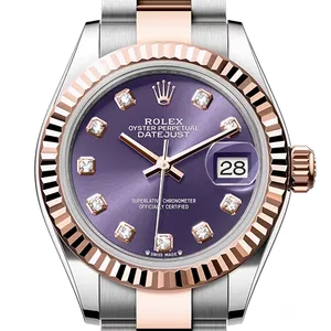 【2025年10月】ロレックス レディ デイトジャスト 279171 ステンレススチール+エバーローズゴールド 28mm オーベルジーヌ 新品