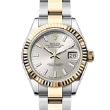 ロレックス レディ デイトジャスト 279173 シルバー ステンレススチール+イエローゴールド 28mm