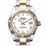 ロレックス レディ デイトジャスト 279173 ホワイト ステンレススチール+イエローゴールド 28mm