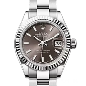 【2025年10月】ロレックス レディ デイトジャスト 279174 ステンレススチール+ホワイトゴールド 28mm ダークグレー 新品