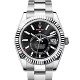 ロレックス スカイドゥエラー 336934 ブライトブラック ステンレススチール 42mm