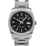 ロレックス デイトジャスト 116200 ブラック ステンレススチール 36mm