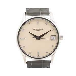 【2025年05月】パテックフィリップ カラトラバ 3998P プラチナ 34mm ホワイト 中古品