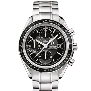 【2024年04月】オメガ スピードマスター 3210.50.00 ステンレススティール 40mm ブラック 中古品