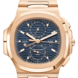 【2025年04月】パテックフィリップ ノーチラストラベルタイム 5990_1R-001 ローズゴールド 40.5mm ブルー 未使用品