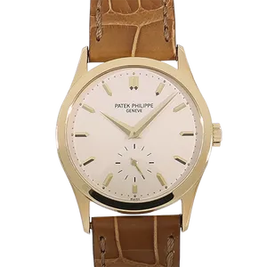 【2025年06月】パテックフィリップ カラトラバ 5096J-001 イエローゴールド 33mm シルバー 中古品