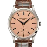 パテックフィリップ カラトラバ 6196P-001 サーモン プラチナ 38mm