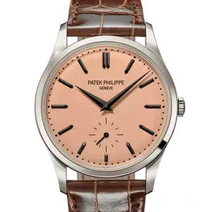 【2025年06月】パテックフィリップ カラトラバ 6196P-001 プラチナ 38mm サーモン 新品