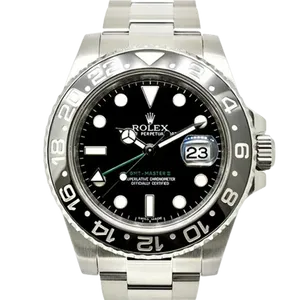 【2025年07月】ロレックス GMTマスター2 116710LN ステンレススチール 40mm ブラック 中古品