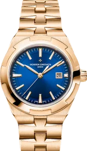 【2024年08月】ヴァシュロンコンスタンタン オーヴァーシーズ 4600V_200R-B979 ピンクゴールド 34.5mm ブルー 未使用品