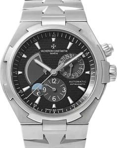 【2021年07月】ヴァシュロンコンスタンタン オーヴァーシーズ 47450_B01A-9227 ステンレススチール 42mm ブラック 中古品