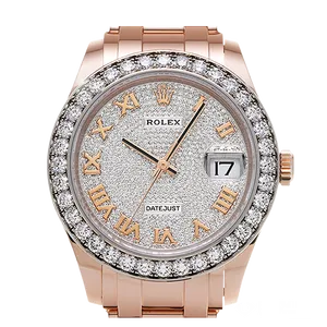 【2024年08月】ロレックス デイトジャストパールマスター 86285 エバーローズゴールド 39mm パヴェダイヤ 未使用品