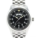 IWC パイロットウォッチ IW325102 ブラック ステンレススチール 39mm