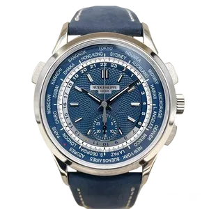 【2025年07月】パテックフィリップ コンプリケーションワールドタイム 5930G-001 ホワイトゴールド 39.5mm ブルー 中古品