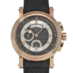 【2025年04月】ブレゲ マリーン 5827BR_Z2_5ZU ローズゴールド 42mm グレー 中古品