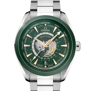 【2025年07月】オメガ シーマスター 220.30.43.22.10.001 ステンレススチール 43mm グリーン 中古品