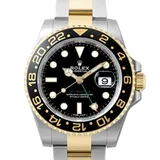 ロレックス GMTマスター2 116713LN ブラック ステンレススチール+イエローゴールド 40mm