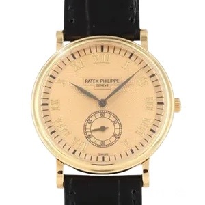 【2025年08月】パテックフィリップ カラトラバ 5022 イエローゴールド 33mm シャンパンゴールド 中古品