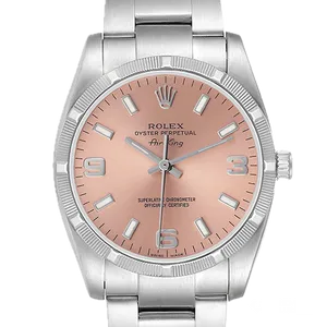 【2023年01月】ロレックス エアキング 14000 ステンレススチール 34mm ピンク 中古品