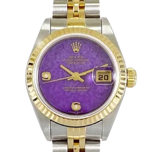 【2025年08月】ロレックス デイトジャストスギライト 791732BR ステンレススチール+イエローゴールド 26mm スギライト 中古品