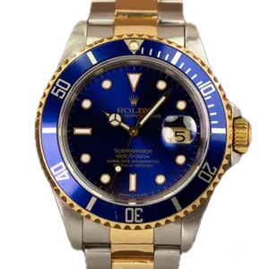 【2025年08月】ロレックス サブマリーナーデイトE番 16613 ステンレススチール+イエローゴールド 40mm ヴァイオレット 中古品