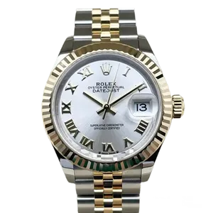 【2022年12月】ロレックス デイトジャスト 279173 ステンレススチール+イエローゴールド 28mm シルバー 中古品