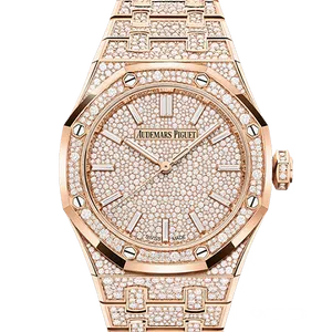 【2025年08月】オーデマピゲ ロイヤルオーク 15552OR.ZZ.1358OR.01 ピンクゴールド 37mm ダイヤモンド 中古品