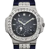 パテックフィリップ ノーチラス 5724G-001 ブラック ホワイトゴールド 40mm