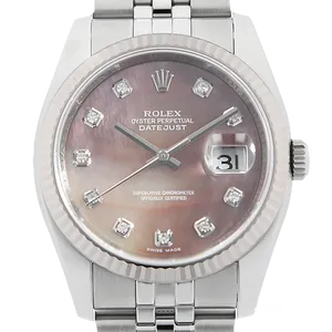 【2021年09月】ロレックス デイトジャスト 116234NG ステンレススチール 36mm ブラックシェル 中古品