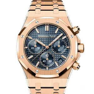 【2025年09月】オーデマピゲ ロイヤルオーククロノグラフ 26240OR ピンクゴールド 41mm ナイトブルー 未使用品