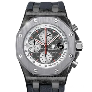 【2023年03月】オーデマピゲ ロイヤルオーク オフショア 26202AU.OO.D002CA.01 カーボンファイバー 44mm チャコールグレー 中古品